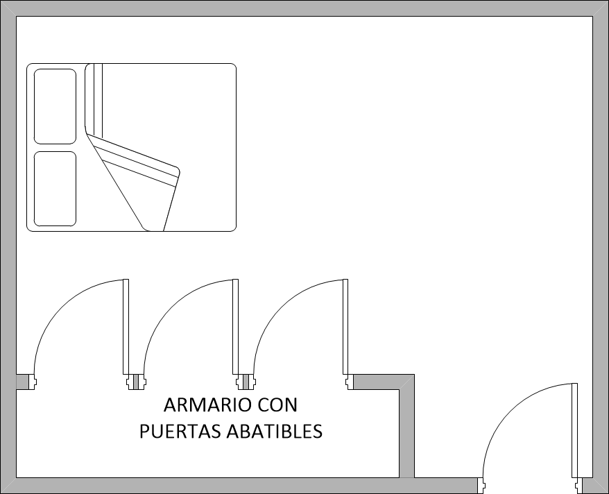 armario puertas abatibles